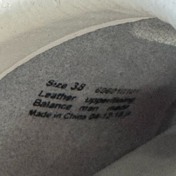 Dansko Professional White Leather Nursing Clogs Mules Slides Size 38 - Picture 5 of 9